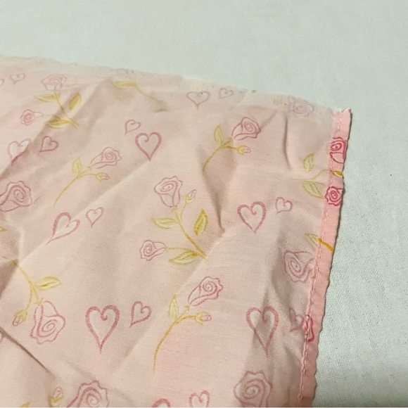 Vintage Disney Sleeping Beauty Princess Pink Flat Bed Sheet - Picture 16 of 16